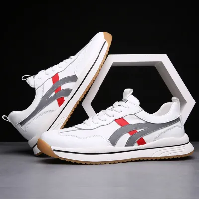 Genuine Leather Sports Casual Men’s Sneakers